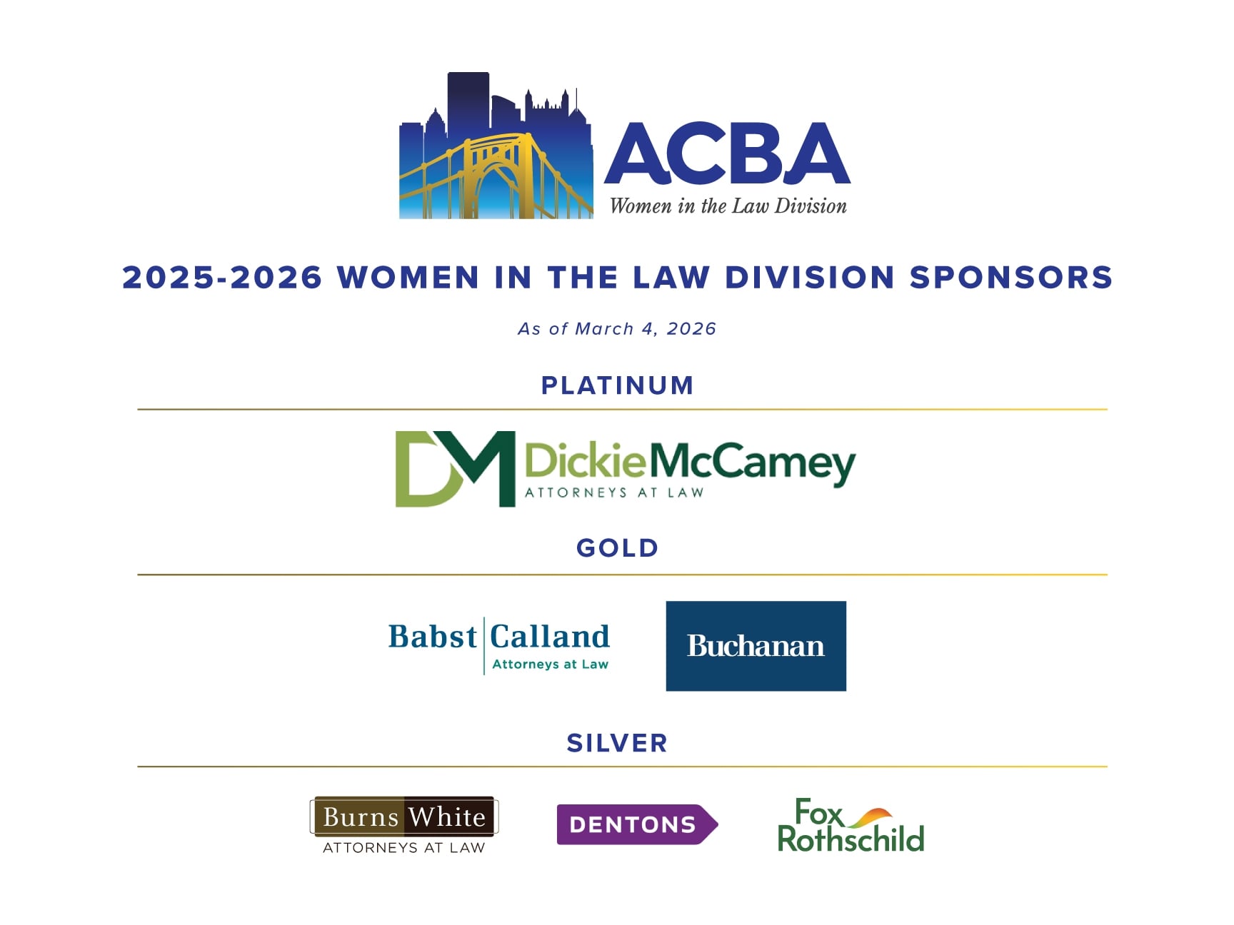 WLD Sponsors