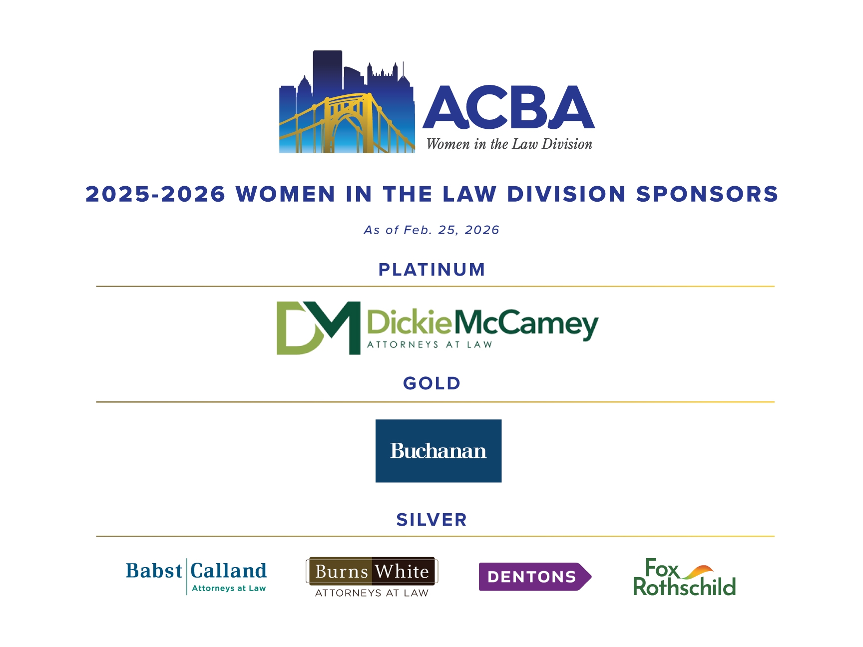 WLD Sponsors